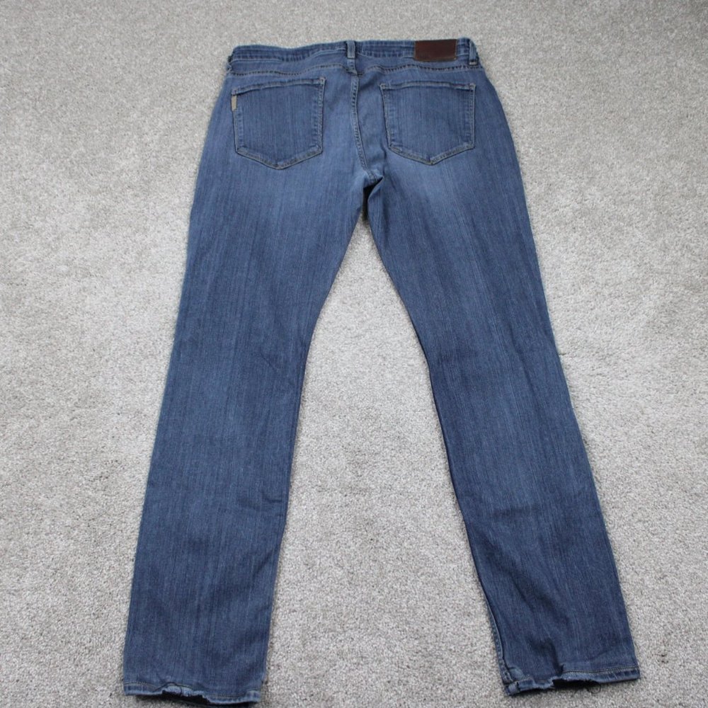 PAIGE Federal Jeans Mens 33 Blue 5-Pocket Rayon/Cotton Stretch w/ 30" inseam - Picture 5 of 15